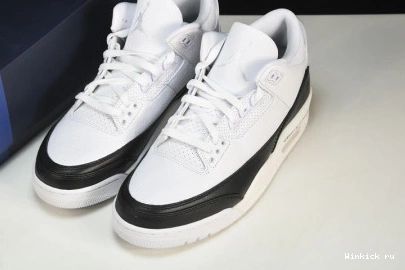 WHITE JORDAN FRAGMENT BLACK 3 AIR 0923